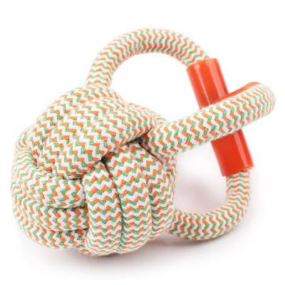 4 Loop Cotton Rope Ball M/L Dogs